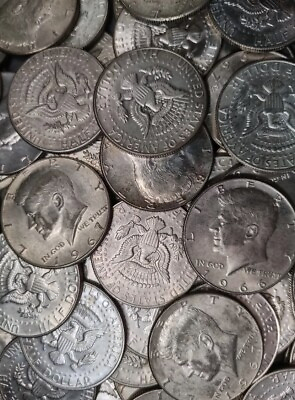 #ad Kennedy Half 1965 1969 40% Silver 1 Coin Random Silver Half Dollar $6.00