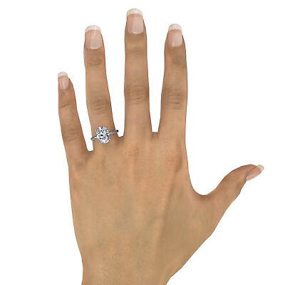 #ad IGI Certified Diamond Ring VS1 F Oval Cut 5.28 Carat Lab created Eye Clean $11245.00