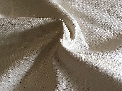 #ad Romo Solid Woven Linen Blend Upholstery Fabric Peron Rice Paper 9.9 yd 7319 58 $425.70