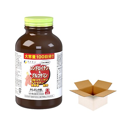 #ad FINE JAPANGlucosamine and Chondroitin Joint supplement 1500 Tablets 6bottles $225.60