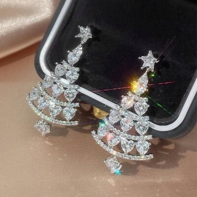 #ad Hot Luxury Christmas Xmas Tree Earrings Stud Drop Dangle Women Jewellery Gifts AU $3.03