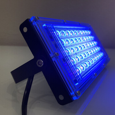 20W UV LED Black Lamp Ultra Slim Violet Flood Light 395nm 110 220V Plug Curing $26.13