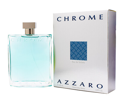 #ad Chrome by Azzaro 6.7 6.8 oz EDT Cologne for Men New In Box $46.47