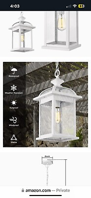 #ad Outdoor Pendant Lighting. New In Packaging. Opened Box To Take Pics. $150.00