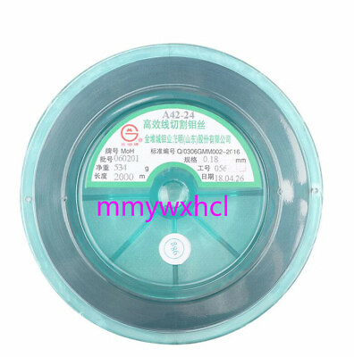#ad 1x CNC EDM Wire Cut Parts High Wire Cutting Molybdenum Wire 0.18mm 0.20mm*2000m $93.27