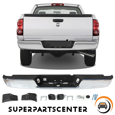 #ad Chrome Rear Step Bumper Assembly for 2004 2008 Dodge Ram 1500 2500 3500 $133.05