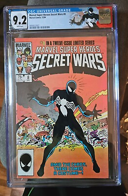 #ad CGC 9.2 Marvel Super Heroes Secret Wars #8 Marvel Dec 1984 Custom Label $259.00