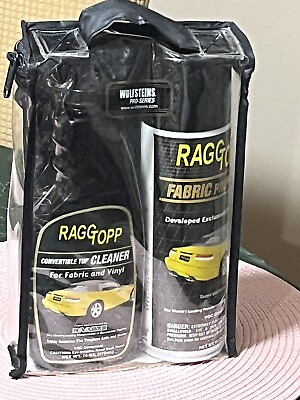 #ad RAGGTOPP CONVERTIBLE FABRIC TOP CARE KIT CLEANER TWIN PACK UV BLOCKERS BAG $54.99
