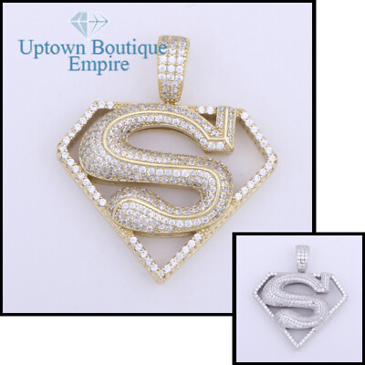 #ad Superman Men Women#x27;s 925 Sterling Silver Pendant*EC $38.99