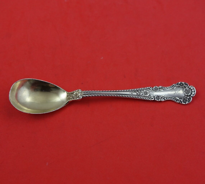 #ad Cambridge by Gorham Sterling Silver Egg Spoon Gold Washed 4 7 8quot; Heirloom $69.00