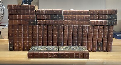 #ad 1907 FULL set “The Works Of Charles Dickens In 34 Volumes” 2 Additional VLs $1750.00