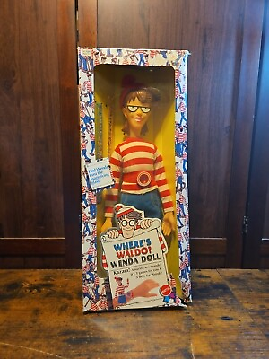 #ad Where#x27;s Waldo Wenda Doll 18quot; Mattel 1991 $24.95