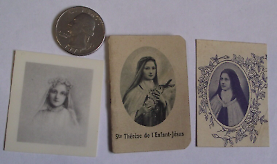 #ad Vtg lot St Saint Therese of the child Jesus first communion print 1927 calendar $20.00