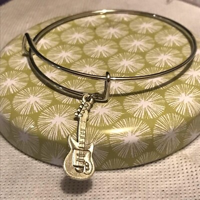 #ad DBella Jewels New Silver Expandable Bangle charm bracelet $8.00