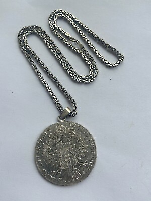 #ad Austria Maria Theresa 1780 Silver Thaler Coin sale top chain rrr collection $200.00