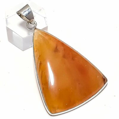 #ad Plume Agate Gemstone Handmade Silver Fashion Jewelry Pendant 2.1quot; SP7005 $6.99