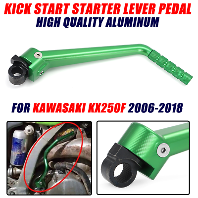 #ad For 2006 2018 Kawasaki KX250F Motorcycle Kick Start Starter Lever Pedal Aluminum $55.99