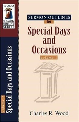 #ad Sermon Outlines for Special Days and Occasions Paperback or Softback $7.90