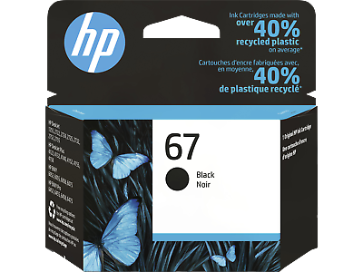 #ad HP 67 Black Original Ink Cartridge 120 pages 3YM56AN#140 $17.99