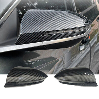 #ad For Hyundai Tucson 2022 UP Exterior Side Rearview Mirror Cover Cap Carbon Fiber $48.83
