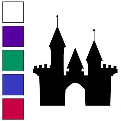 #ad Castle Gate Vinyl Decal Sticker Multiple Colors amp; Sizes #7189 $23.95