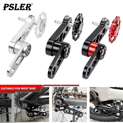 #ad Single Speed Rear Tensioner Converter Guide Chain Light Weight Bicycle Accessory $9.99