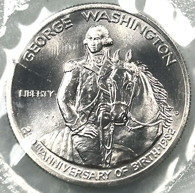 #ad 1982 D George Washington Silver Half Dollar 50c US Coin Uncirculated Sealed $15.95