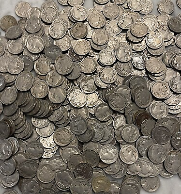 #ad Lot of 40 Buffalo Nickels Full Readable Dates Choose How Many Lots of 40 $53.95