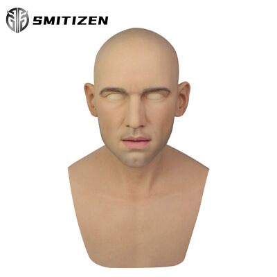 #ad SMITIZEN Realistic Silicone Adult Male Disguise Mask Real Mask for Men Cosplay $262.20