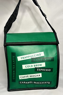 #ad Starbucks Malaysia Jual Insulated Green Cooler Bag With Carrying Handle 11x10x5” $29.99