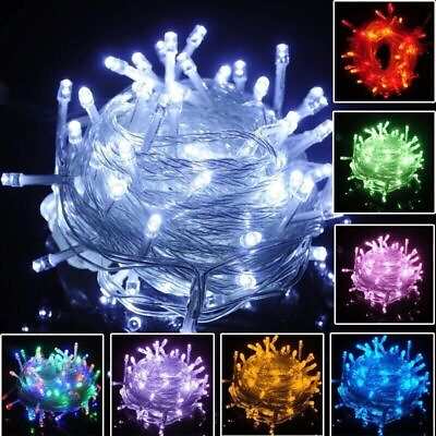 #ad Xmas LED Fairy String Lights Party Christmas Tree Waterproof Outdoor Home Decor $9.70