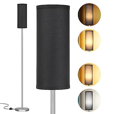 #ad Floor Lamps for Living Room Modern Silver Floor Lamp with silver amp; black $49.46