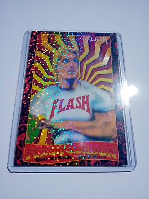 #ad comic action figure repro Flash Gordon Football Card Ver. 4 Holographic Version $9.00