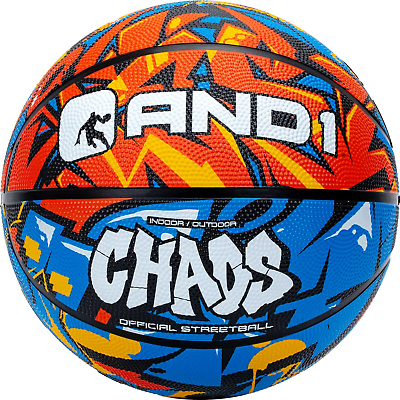 #ad AND1 Chaos Rubber Basketball: Official Regulation Size 7 29.5 inches Rubber $23.65
