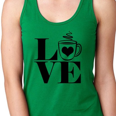 #ad Coffee Love Women#x27;s Tank Top Heart Work Out Gym Parent Gift Mom Mother $19.99