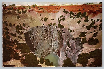 #ad PostCard The Big Hole Kimberley Diamond Mine South Africa 1958 Chrome $9.99