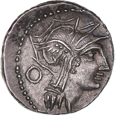 #ad #1067305 Coin D. SILANVS L.F. Denarius 91 BC Rome AU Silver Crawford:33 $1417.00