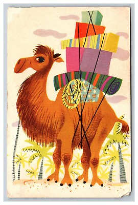 #ad Vintage Postcard My Little Golden Postcard From quot;I Can Flyquot; Camel 1952 $5.39