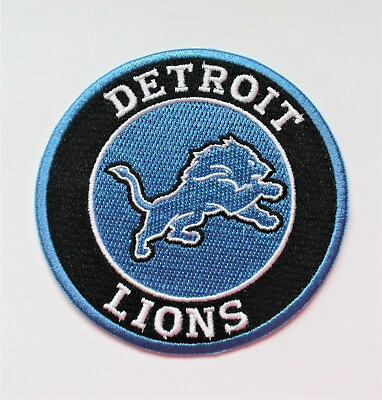 #ad LOT 1 NFL DETROIT LIONS FOOTBALL LOGO PATCH TYPE F # 68B $5.99