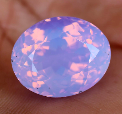 #ad AAA 78.85 Ct. Large Ethiopian Natural Purple Pink Opal Oval Cut Loose Gemstone $33.99