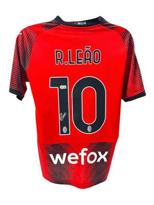 #ad #ad Rafael Leao Signed AC Milan Home Jersey Beckett $280.80