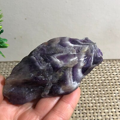 #ad 159g Amethyst Purple Crystal Rough Raw Natural Gemstones Healing Crystals $18.85