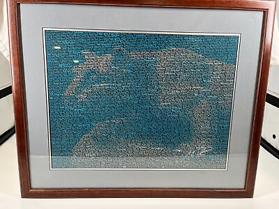 #ad Penn State Football Framed Nittany Lion Signed by Joe Paterno 1994 23 250 $499.99