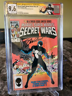 #ad Marvel Super Heroes Secret Wars #8 CGC 9.6 Signed by Jim Shooter John Beatty  $845.00
