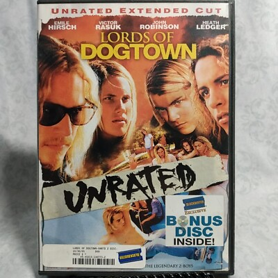 #ad Lords of Dogtown Unrated Extended Cut DVD SWB Combined Shipping $4.24