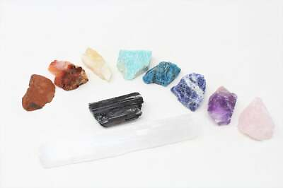 #ad 10 pcs Crystal Gift Set Crystal Set Crystal Kit Selenite Tourmaline $15.95