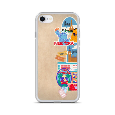 #ad Explore in Style: Cute City Sticker Phone Case $20.00