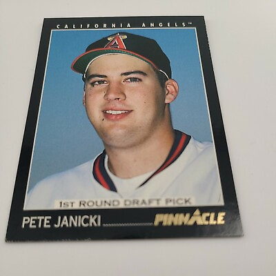 #ad 1993 Score Pete Janicki 468 1st Round California Angels Baseball Card $4.00