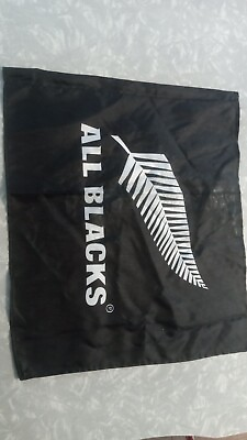 #ad New Zealand All Blacks Official Rugby Supporters Flag Small New WOT $5.99