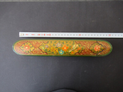 #ad #ad Qalamdan Persian Islamic Handcrafted Hand Painted Vintage Large Pen Case Box. $140.00